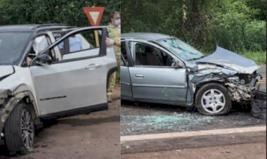 Grave acidente na BR-163 deixa quatro feridos no  acesso a Novo Horizonte, Marechal Rondon