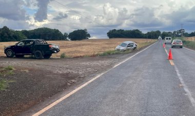 Acidente deixa idoso ferido na PRC-467, em Marechal Cândido Rondon