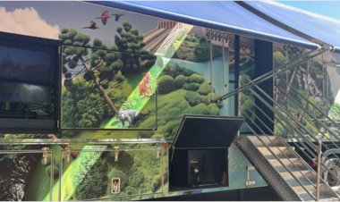 Carreta da Expedição do Conhecimento chega a Porto Mendes e integra programação do Acampamento Pais e Filhos 2026