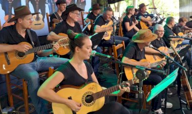 Viola caipira marca encerramento do Acampamento Pais e Filhos 2026