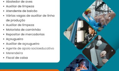 Nova Santa Rosa divulga novas vagas de emprego em diferentes áreas