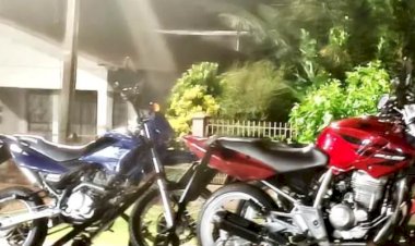 Jovens de Maripá vem a Nova Santa Rosa  fazer arruaça e caem na mão da polícia; três motos presas