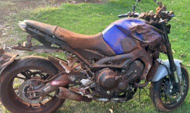 Acidente entre moto e carro deixa motociclista ferido entre Guaíra e Mercedes