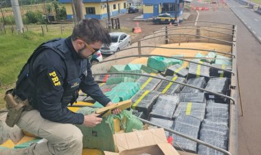 PRF apreende mais de 5 toneladas de drogas em caminhão na BR-163