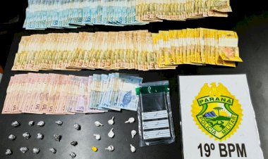 Mulher é presa por tráfico de drogas no bairro Pinheirinho, em Toledo