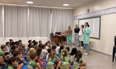 Dia B de Saúde Bucal mobiliza alunos e reforça prevenção em Nova Santa Rosa