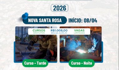 Qualifica Paraná abre inscrições para curso gratuito de soldagem em Nova Santa Rosa