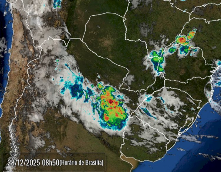 Calor intenso e risco de tempestades marcam a previsão do tempo na microrregião de Marechal  Rondon