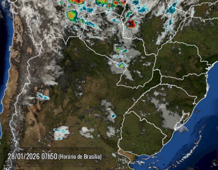 Previsão do tempo indica calor e risco de tempestades na microrregião de Marechal Cândido Rondon