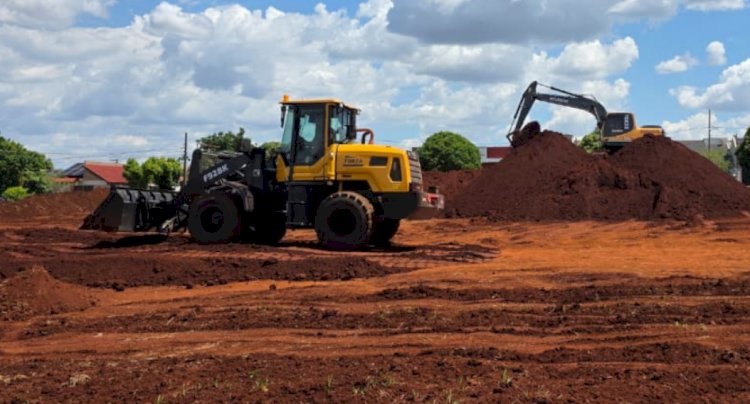 Iniciada a construção do CMEI Professor Leocir Lang no bairro São Lucas