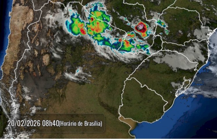 Previsão de chuva se confirma  e acumula até 26 mm na microrregião de Marechal Rondon até às 9h desta sexta-feira (20)