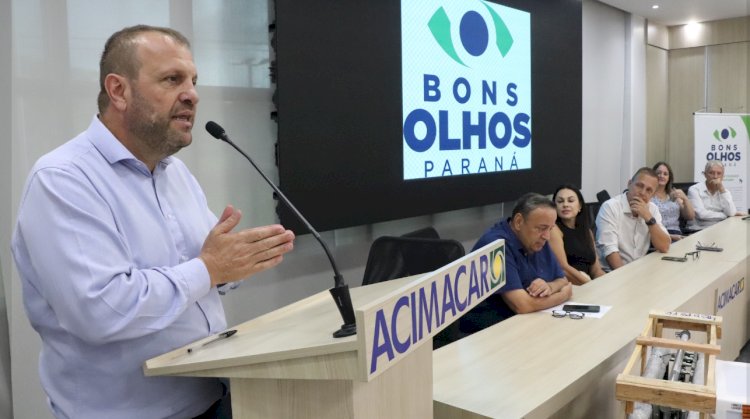 Lançamento regional do Programa Bons Olhos Paraná reúne autoridades em Marechal Cândido Rondon