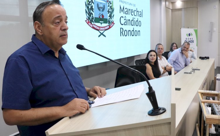Lançamento regional do Programa Bons Olhos Paraná reúne autoridades em Marechal Cândido Rondon