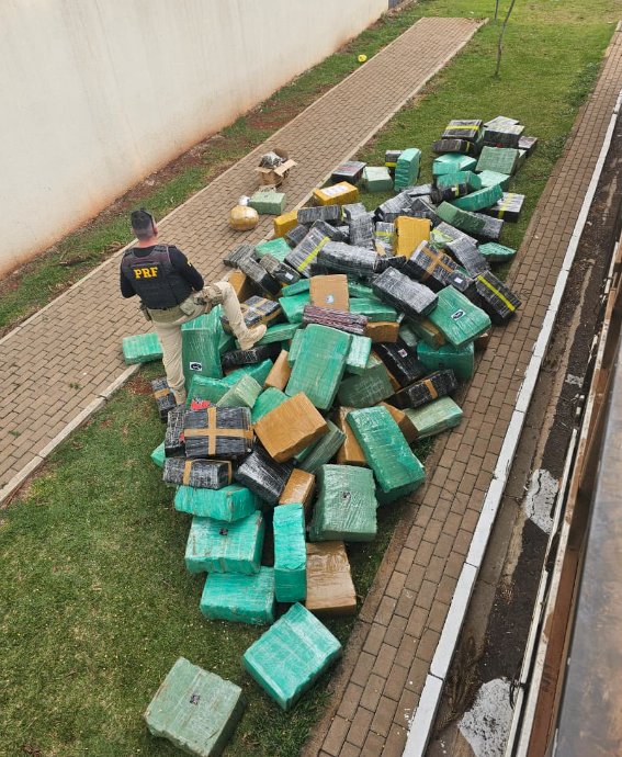 PRF apreende mais de 5 toneladas de drogas em caminhão na BR-163