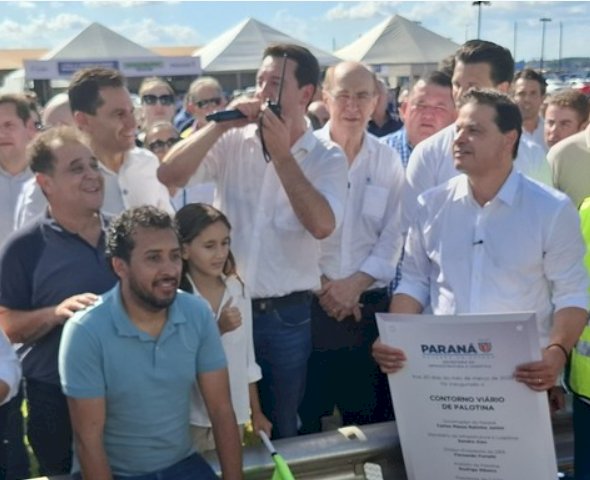 Contorno Viário de Palotina é inaugurado com investimento superior a R$ 160 milhões