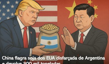 China flagra soja do EUA disfarçada de Argentina e devolve 300 mil toneladas