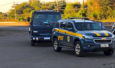PRF realiza operação de fiscalização na BR-163 em Marechal Cândido Rondon e apreende veículos irregulares