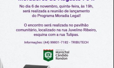 Reunião comunitária nos bairros Augusto I e II orienta moradores sobre regularização fundiária