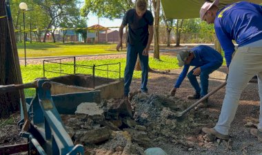 Área de Lazer Mathias Weber recebe melhorias para o Torneio Internacional de Pesca