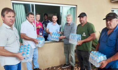 Prefeitura de Nova Santa Rosa envia doações para famílias de Rio Bonito do Iguaçu