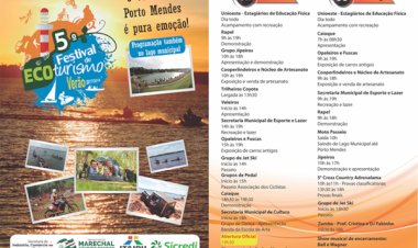 Programação de domingo movimenta o Ecoturismo 2025 em Porto Mendes
