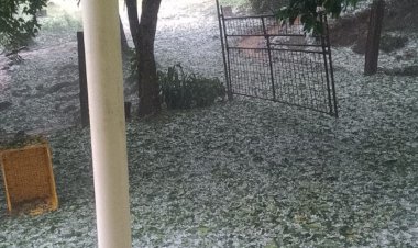 Frente fria provoca tempestade com granizo e microexplosão em Santa Catarina