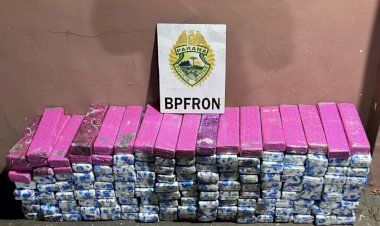 BPFRON prende casal paraguaio com 117,5 kg de maconha na  região