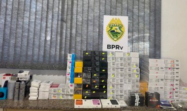 Prisão por descaminho resulta na apreensão de quase R$ 172 mil em produtos na  região