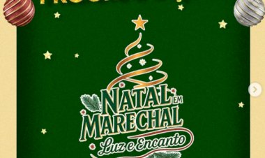 Abertura do Natal “Luz e Encanto” de Marechal Cândido Rondon será no dia 7 de dezembro