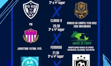 Disputas de 3º e 4º lugar movimentam noite de quarta-feira (03) no Municipal de Futsal de Nova Santa Rosa