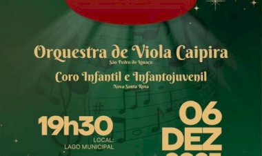 “Noite de Luz” ilumina o Natal da Família 2025 neste sábado (06) em Nova Santa Rosa