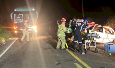 Cinco pessoas morrem em grave acidente entre Francisco Alves e Altônia