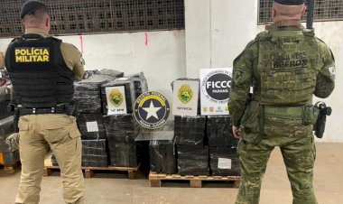 BPFRON e Receita Federal apreendem quase uma tonelada de maconha em Medianeira