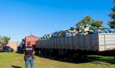 Comboio do tráfico apreendido no Paraguai transportava 89 toneladas de maconha e passa por 11 delegacias sem ser parado