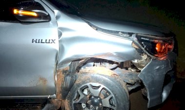 Acidente  entre Maripá e Palotina  envolve uma Hilux e um Prisma