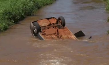 Morre menina de 4 anos vítima de acidente que deixou carro submerso no Rio Toledo