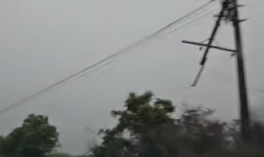 Tornado provoca pânico e causa estragos em Santa Rosa del Monday, no Paraguai