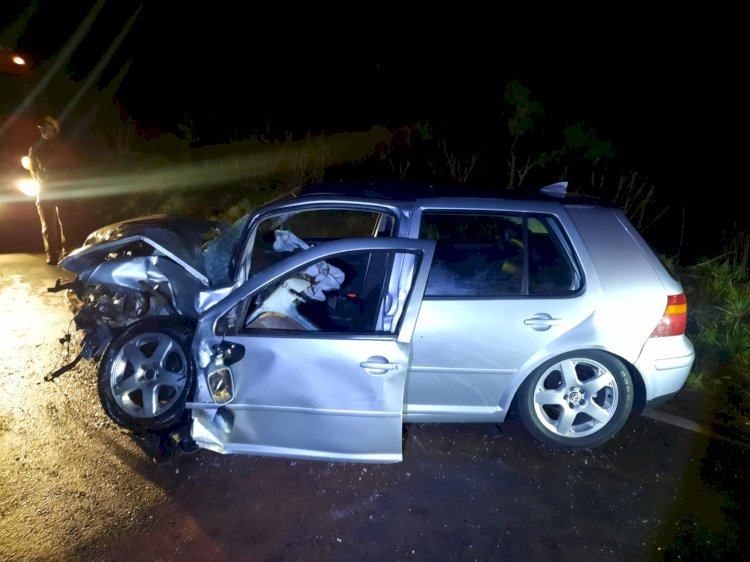 Batida frontal deixa três feridos em Santa Helena