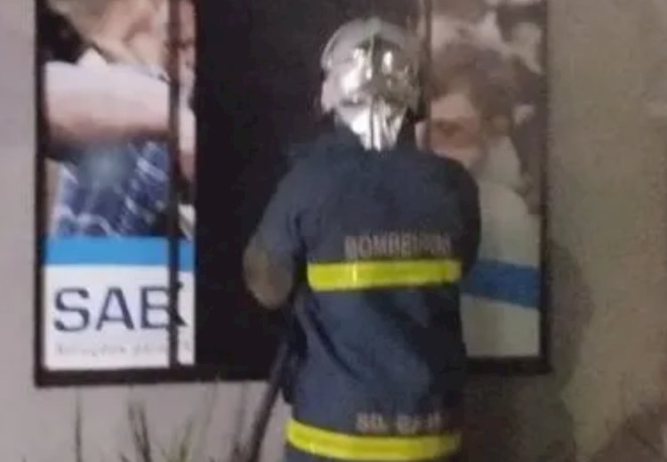 Bombeiros agem rápido e controlam incêndio em Marechal Candido Rondon