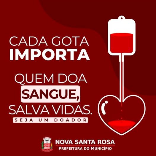Caravana para Doação de Sangue em Marechal Cândido Rondon acontecerá na próxima quinta-feira (28)