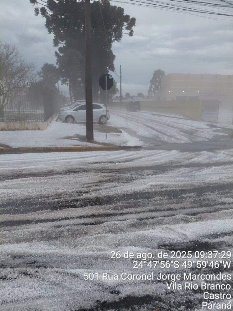 FENÔMENO  CLIMATICO REGISTRADO EM CASTRO É CONHECIDO  COMO 