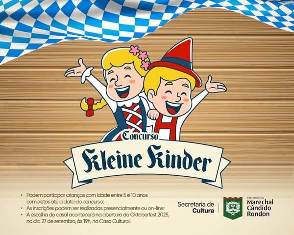 Inscrições para os concursos da Rainha da 35ª Oktoberfest, Casal Fritz e Frida e Casal Kleine Kinder seguem abertas até quinta-feira