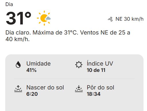 Previsão indica chuva  a partir desse sábado na microrregião de Marechal Rondon