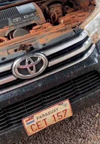Hilux com placas do Paraguai é furtada em Palotina