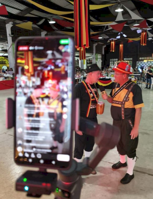 Alemão da Roça.com na Oktoberfest em Marechal Rondon