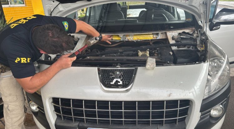 PRF apreende mais de 30 kg de cocaína na BR-487