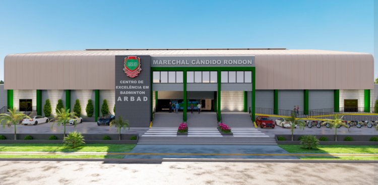 Projeto do Centro de Excelência em Badminton para Marechal Cândido Rondon é apresentado