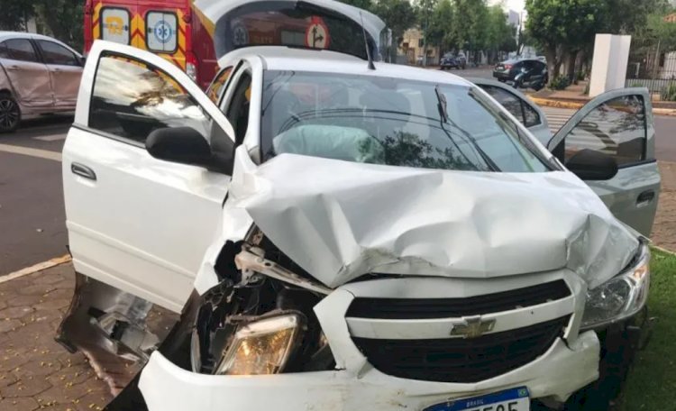 Dois acidentes de trânsito mobilizam socorristas em Marechal Cândido Rondon nesta quinta-feira (02)