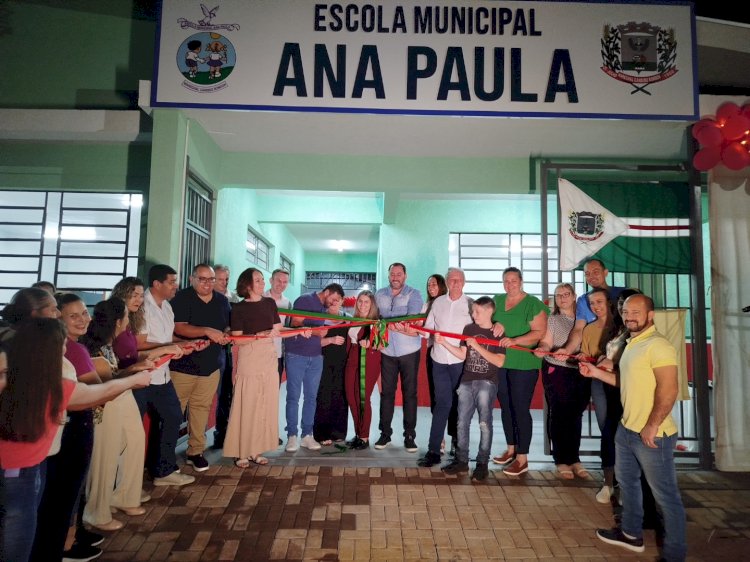 Prefeitura entrega ampliação da Escola Municipal Ana Paula