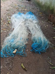 Pescador registra furto de redes no lago de Itaipu em Pato Bragado